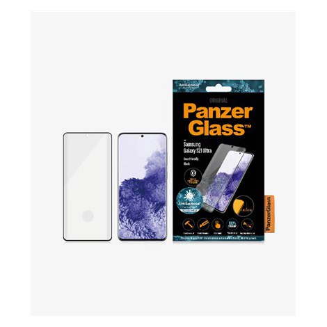 PanzerGlass | Screen protector - glass | Samsung Galaxy S21 Ultra 5G | Tempered glass | Black | Transparent